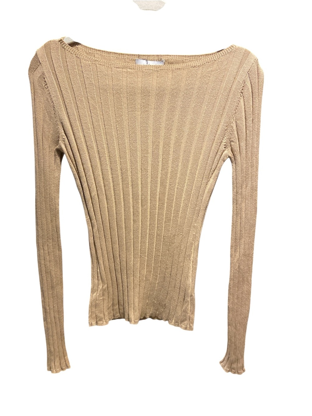 L’Acadamie tan sweater size medium